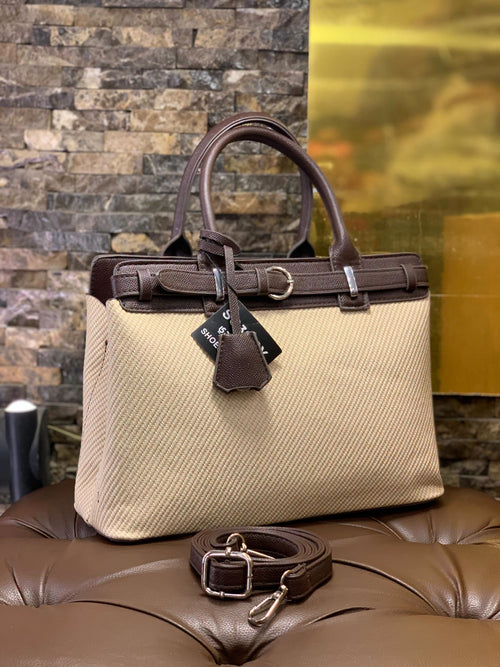 BELTED HAND BAG