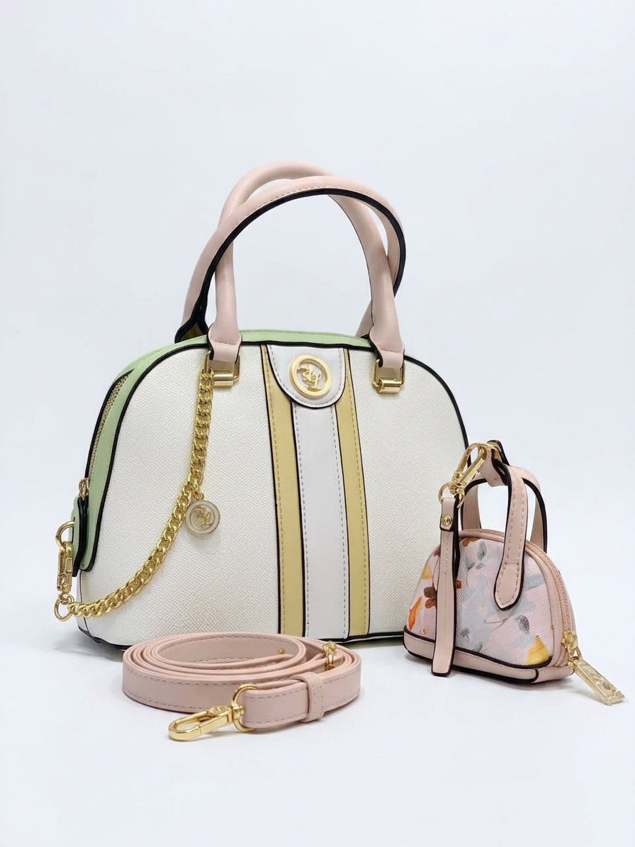 Emily imported bag with keychain wallet