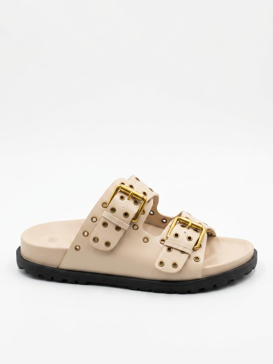 Medical leather slippers