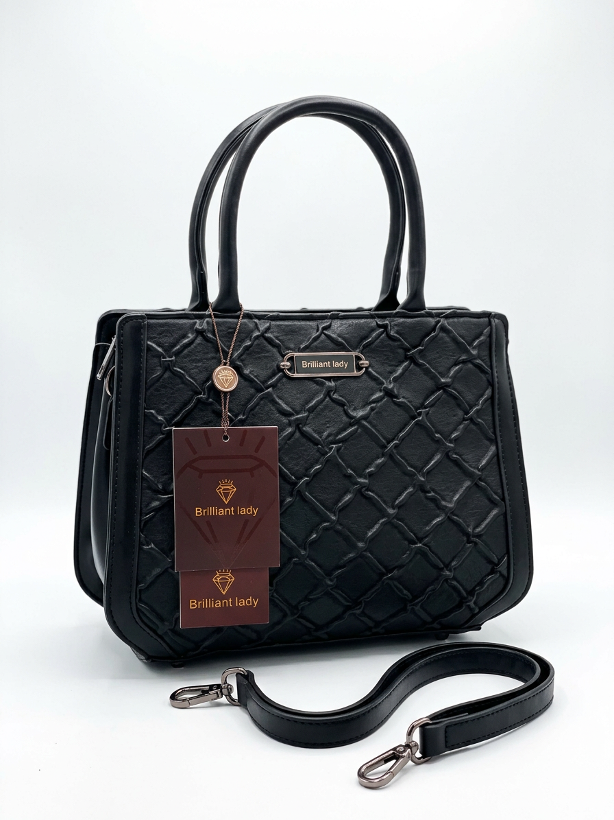 Honeycomb Hand and Crossbody Bag