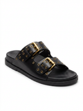 Medical leather slippers