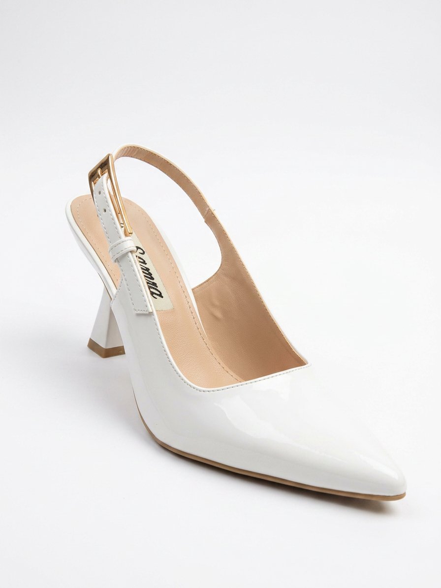 high heel shoes, patent leather 7cm