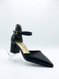 Leather shoes with a 4cm heel