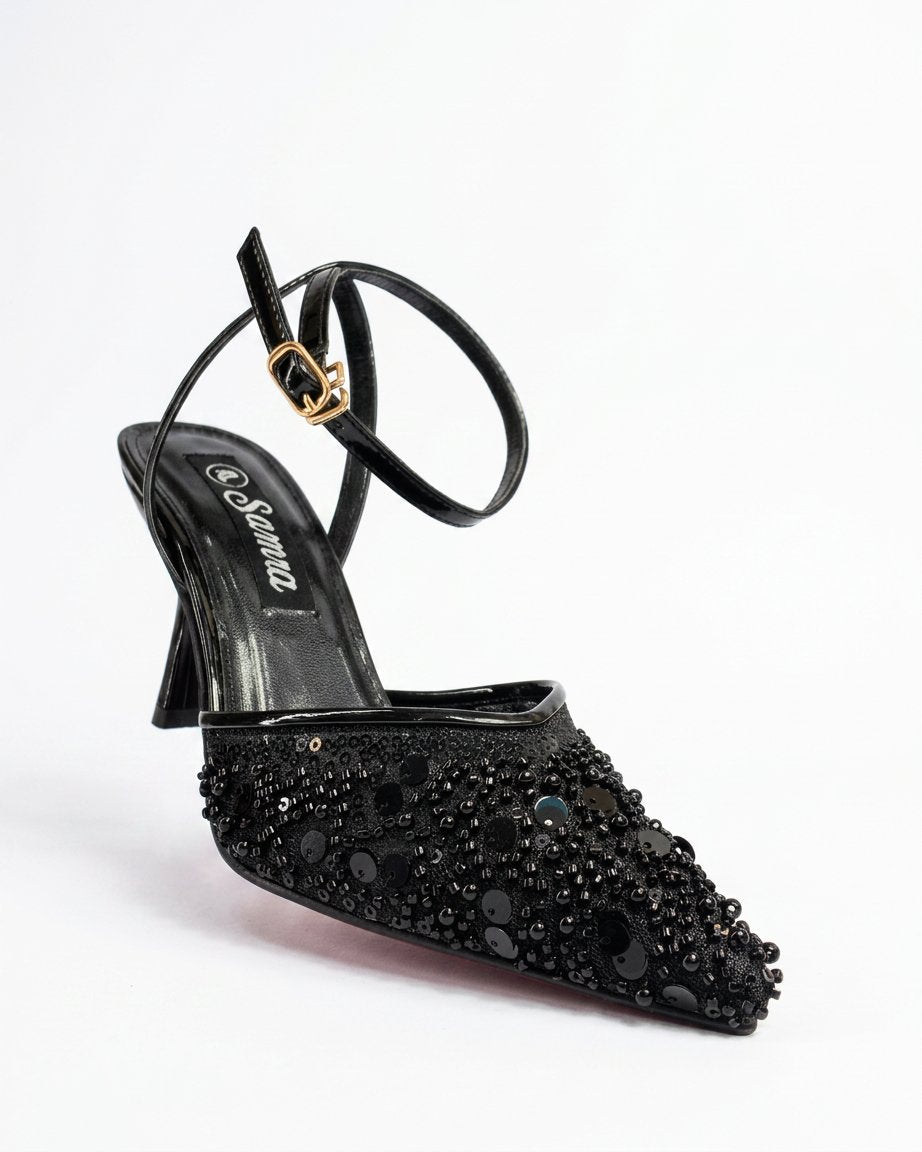 Lace-up shoes with a 7cm heel 825
