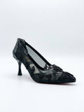 Lace-up shoes with a 7cm heel