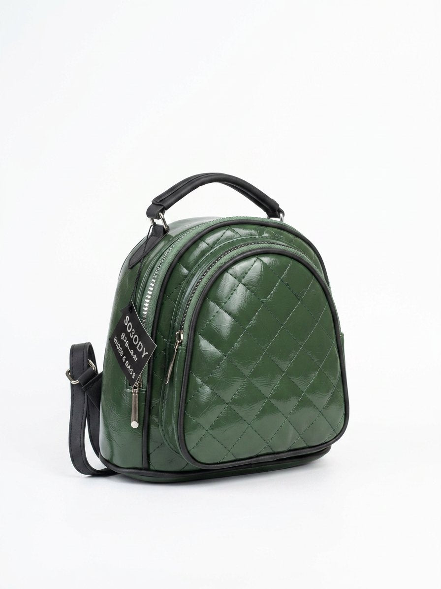 Capitonné handbag and backpack Size 20 x 20