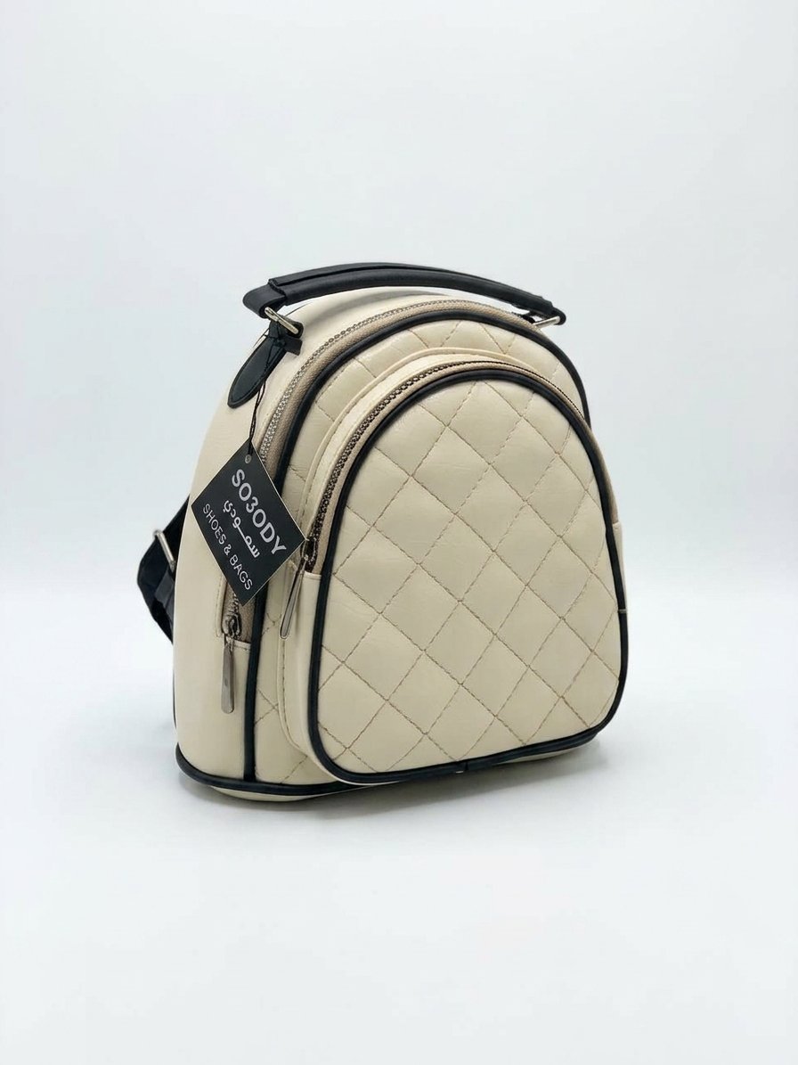 Capitonné handbag and backpack Size 20 x 20