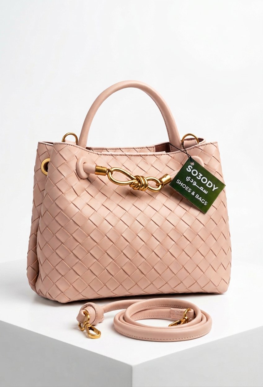 Modern braided shoulder bag