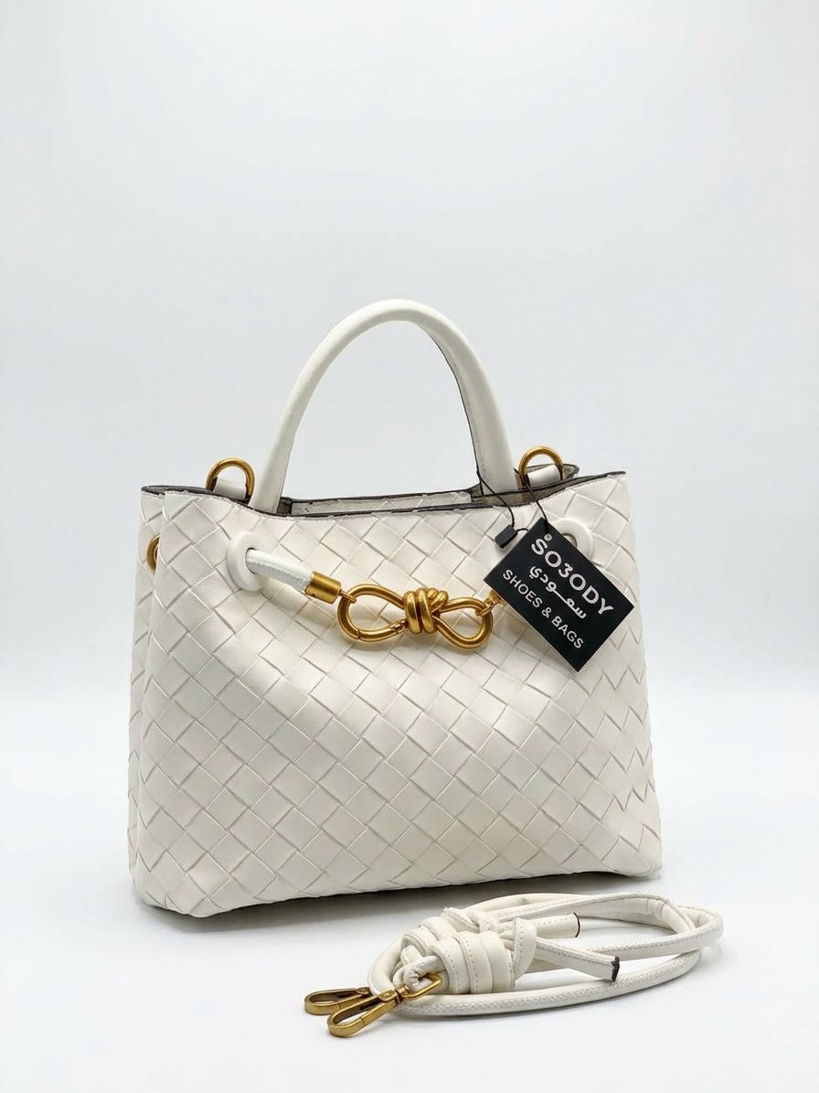 Modern braided shoulder bag