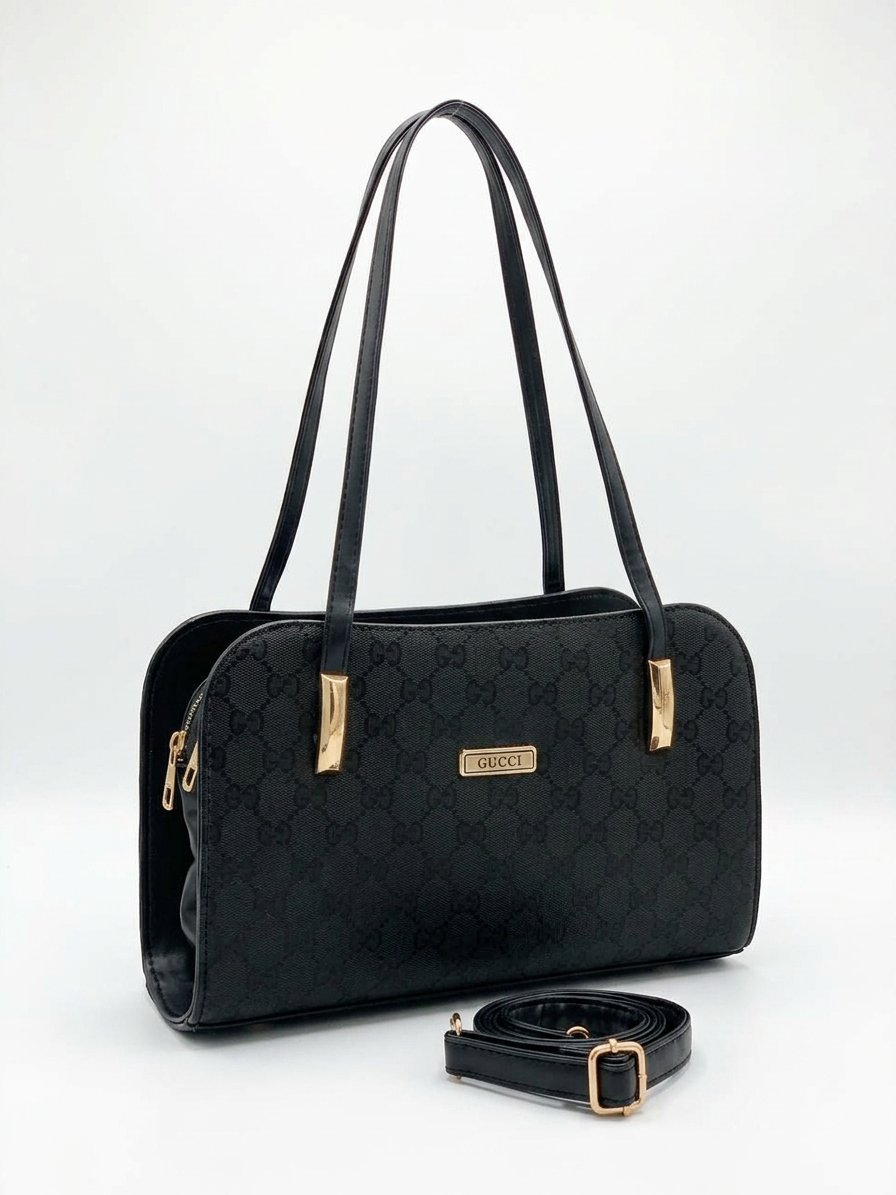 Women's bag with 2 zippers, shoulder and crossbody
