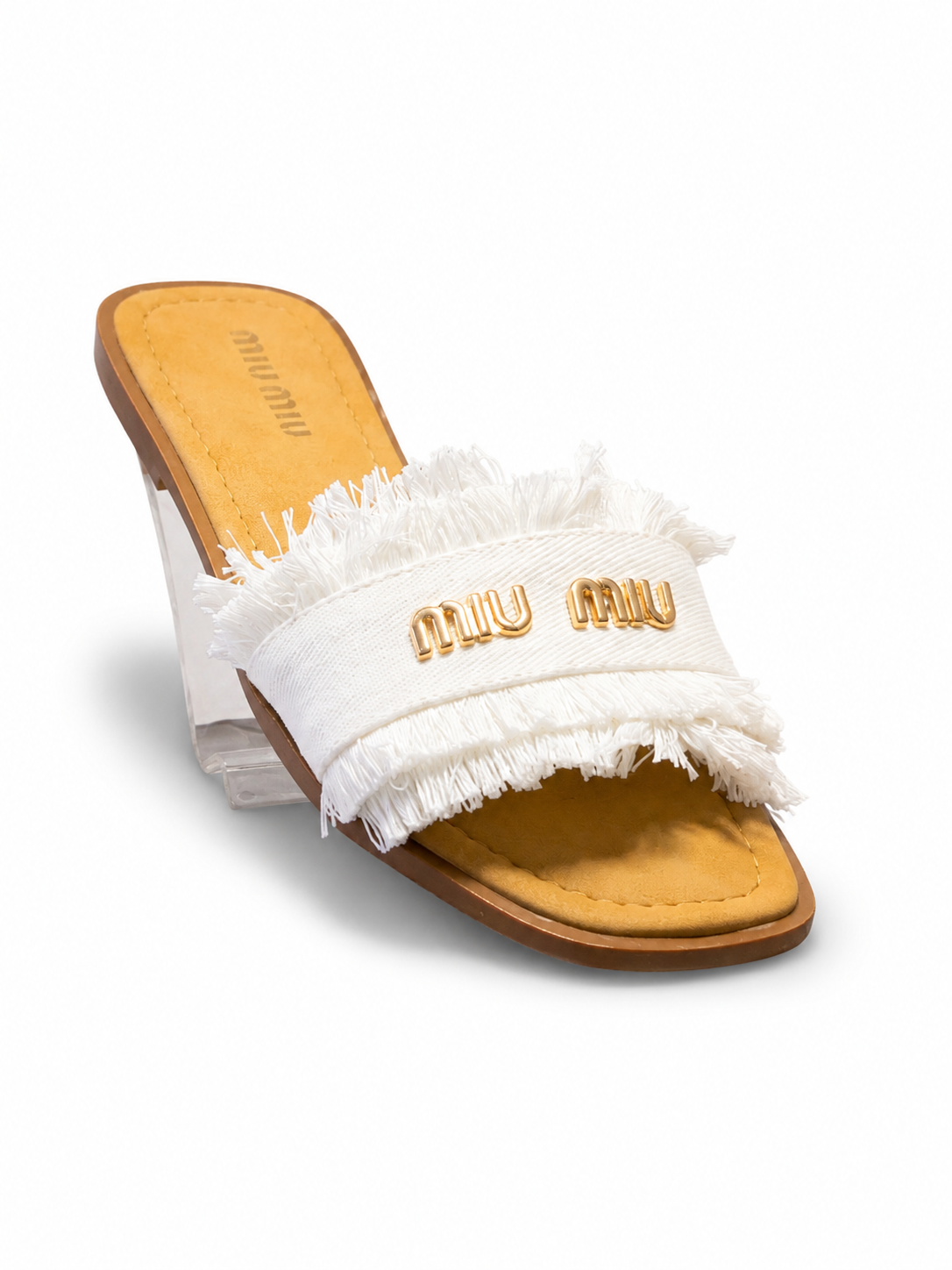 MIUMIU DENIM SLIPPER