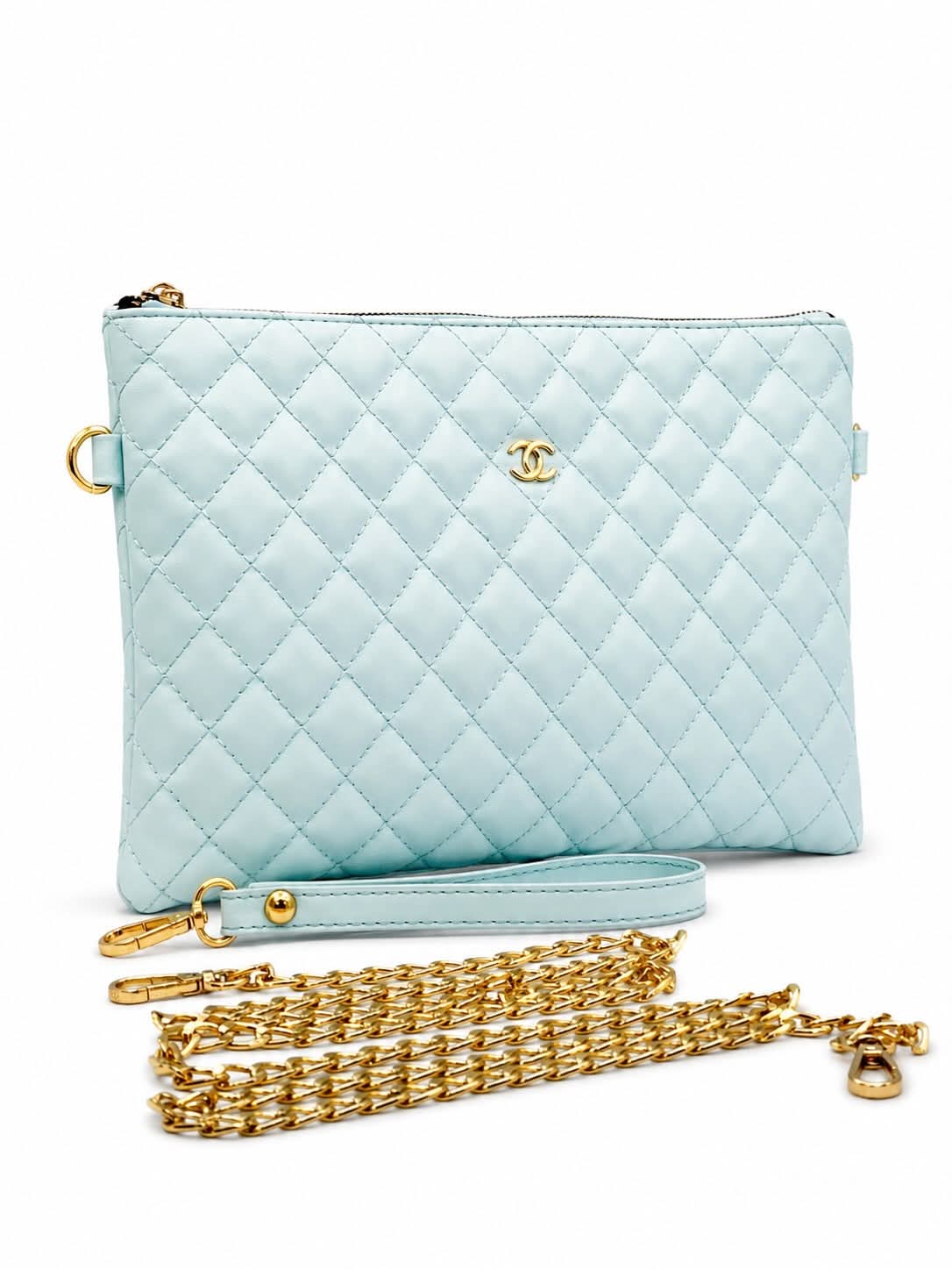 CHANNEL CLUTCH BAG