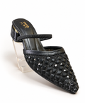 DIAMOND SLIP-ON HEELS
