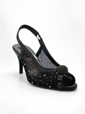SHINY HEEL SANDALS