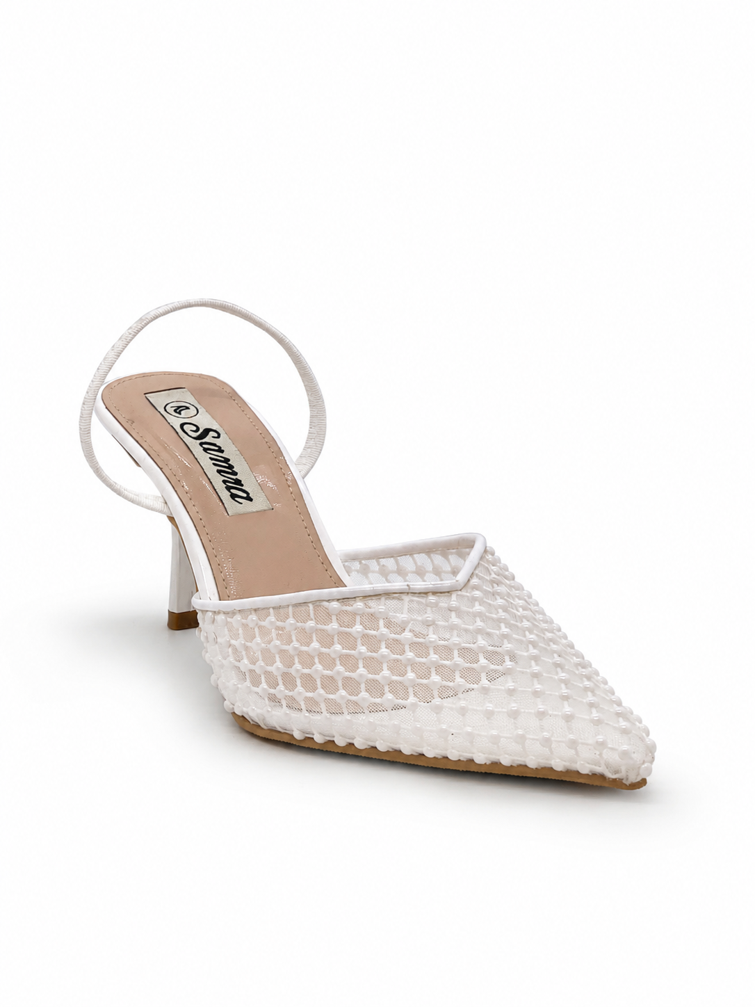 EVENING HEEL MULE