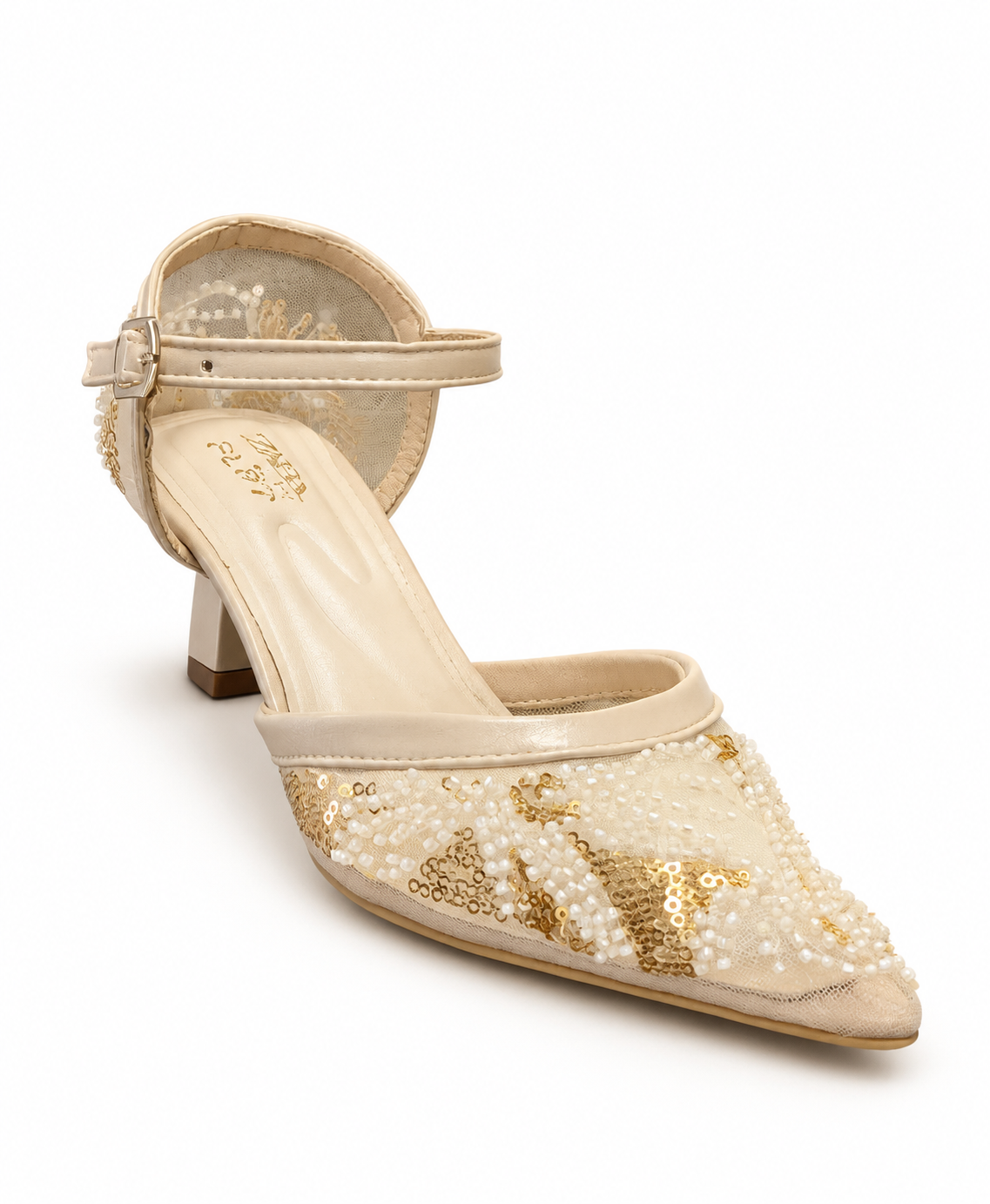 GLAMOR ANKLE-STRAP HEELS
