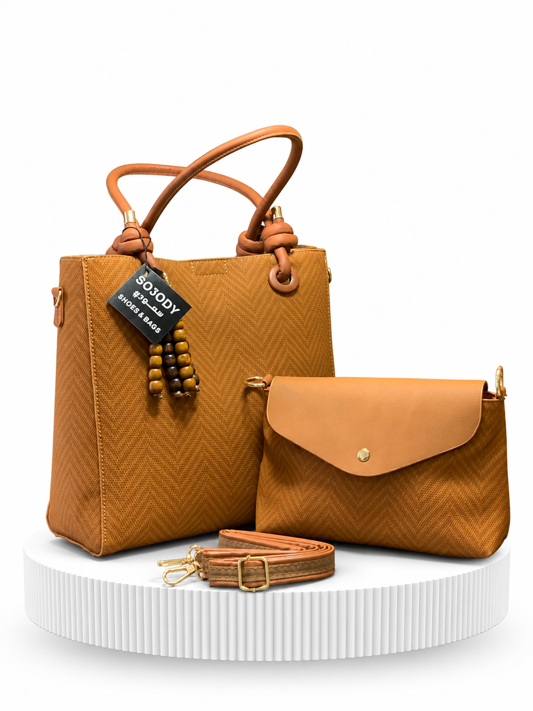 HAND AND CROSS BAGS SET