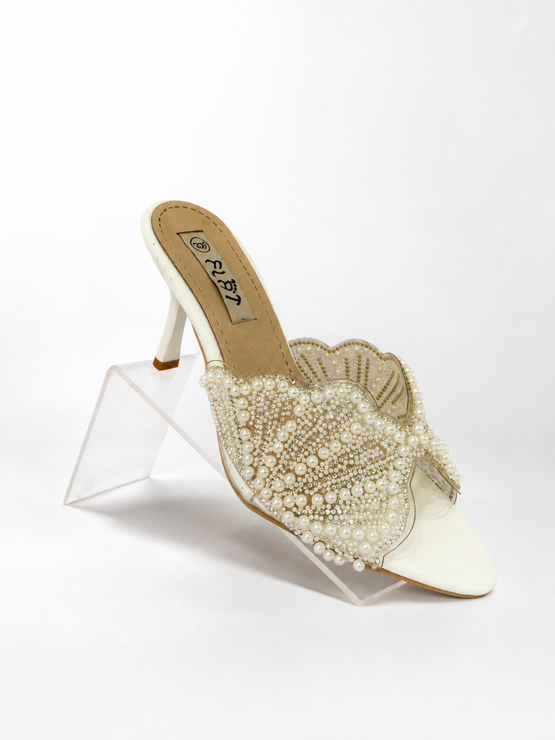 PEARL HEEL MULE