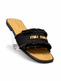 MIUMIU DENIM SLIPPER