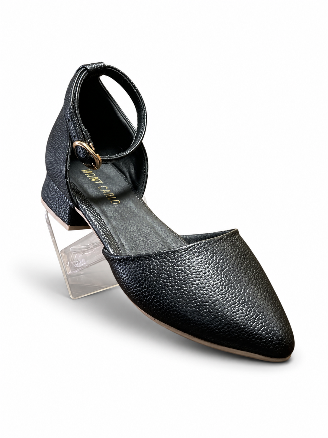 PEBBLED LEATHER SHOES