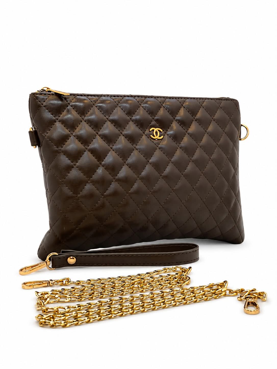 CHANNEL CLUTCH BAG