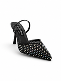 MESH SLINGBACK HEEL