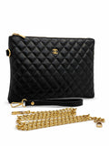 CHANNEL CLUTCH BAG