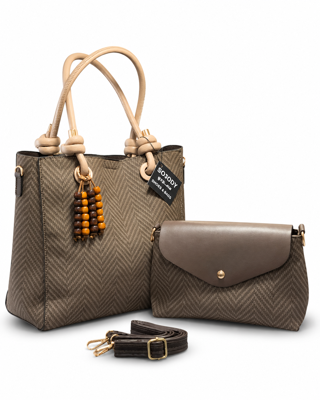 HAND AND CROSS BAGS SET