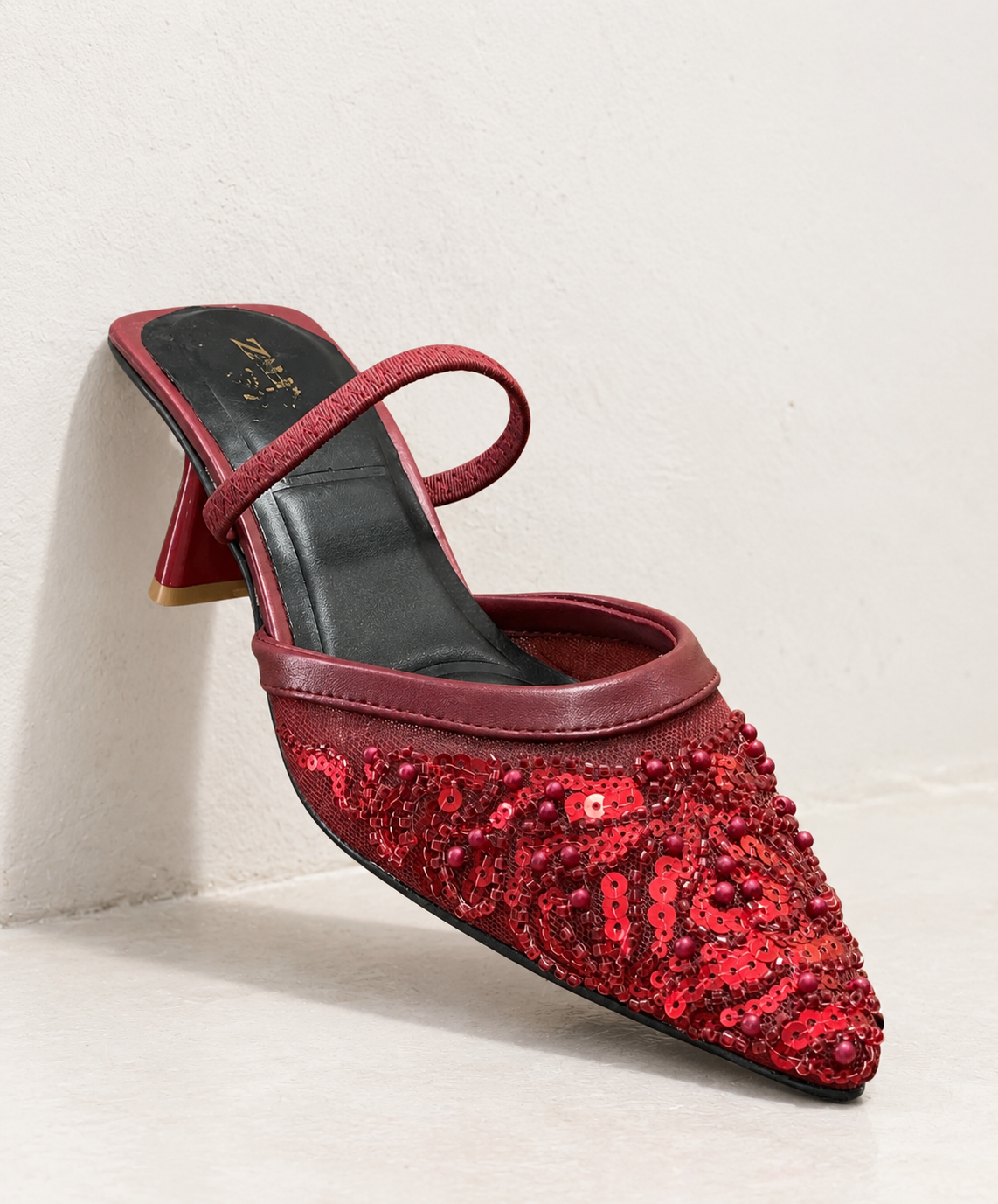 GLAMOR SLIP-ON HEELS