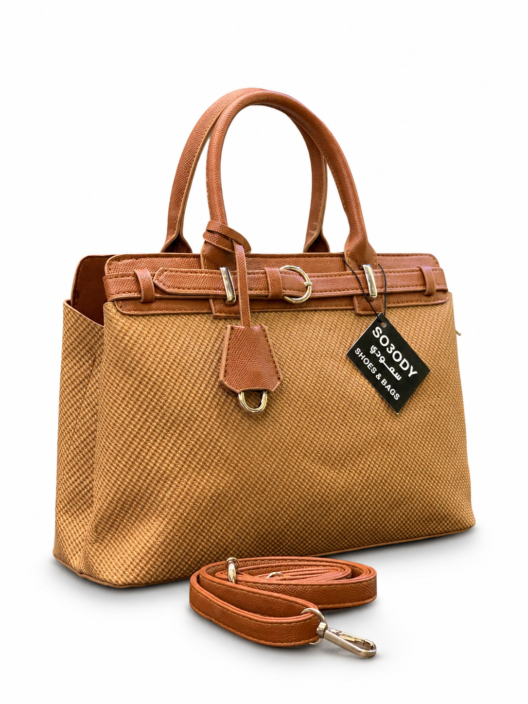 BELTED HAND BAG