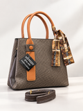 WOVEN HANDLE BAG