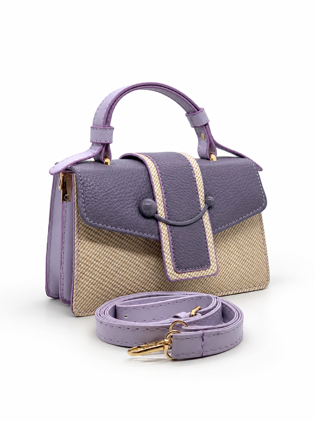 TOW-TONE SATCHEL BAG