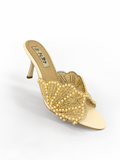 PEARL HEEL MULE