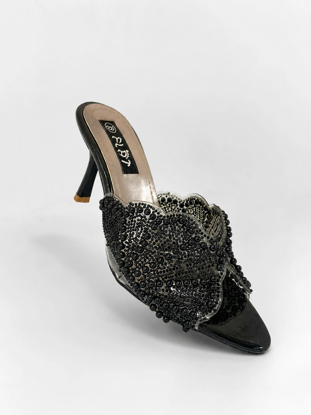 PEARL HEEL MULE