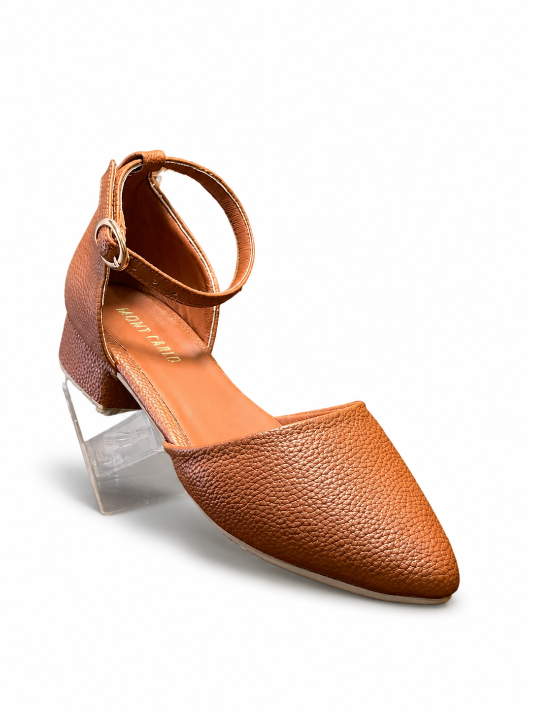 PEBBLED LEATHER SHOES