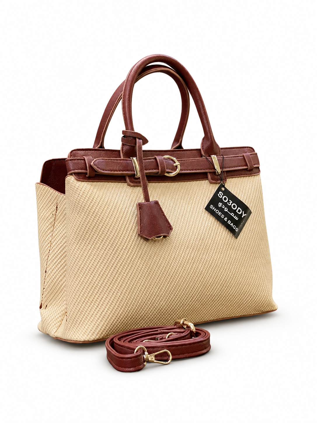 BELTED HAND BAG