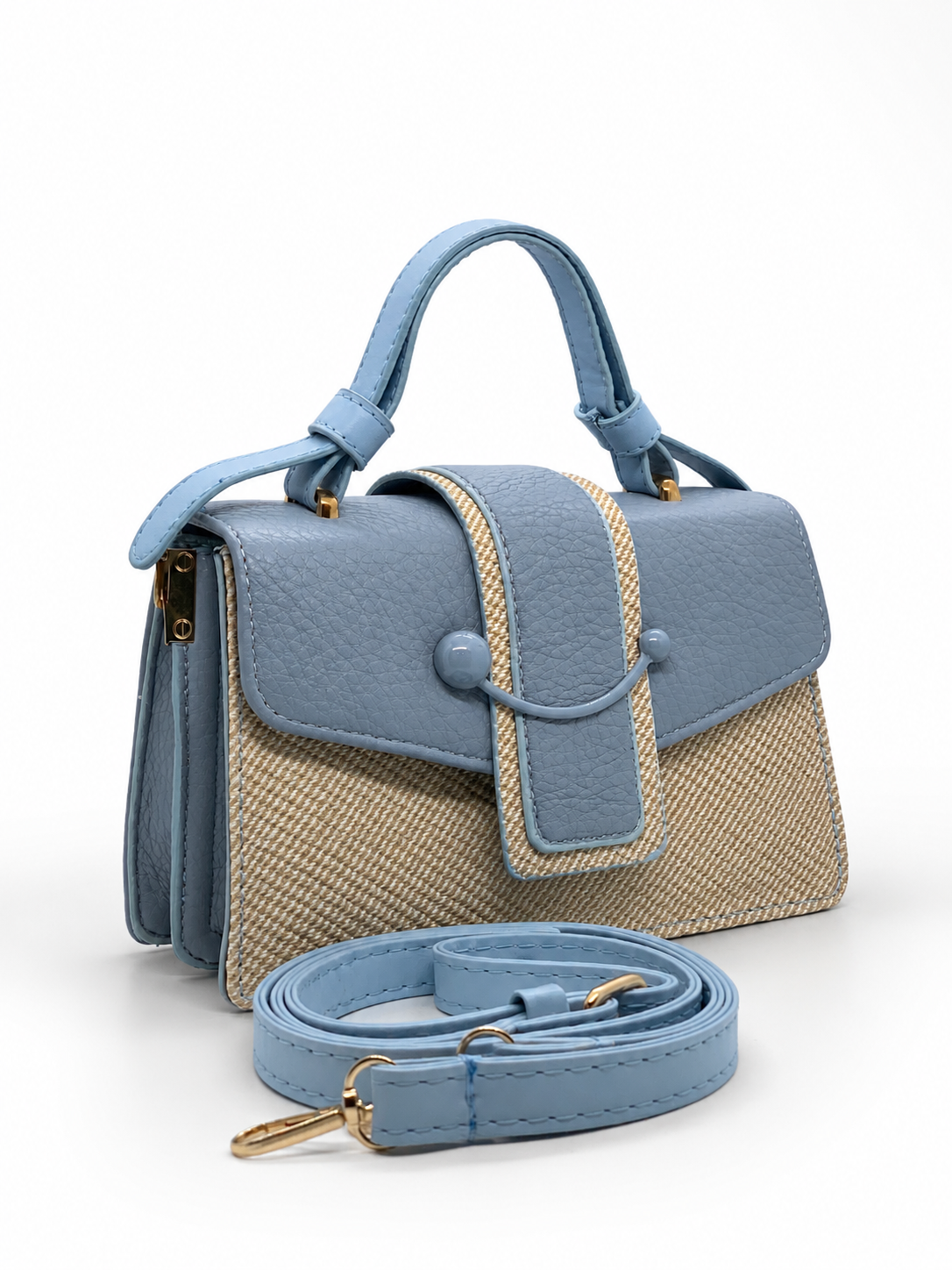 TOW-TONE SATCHEL BAG