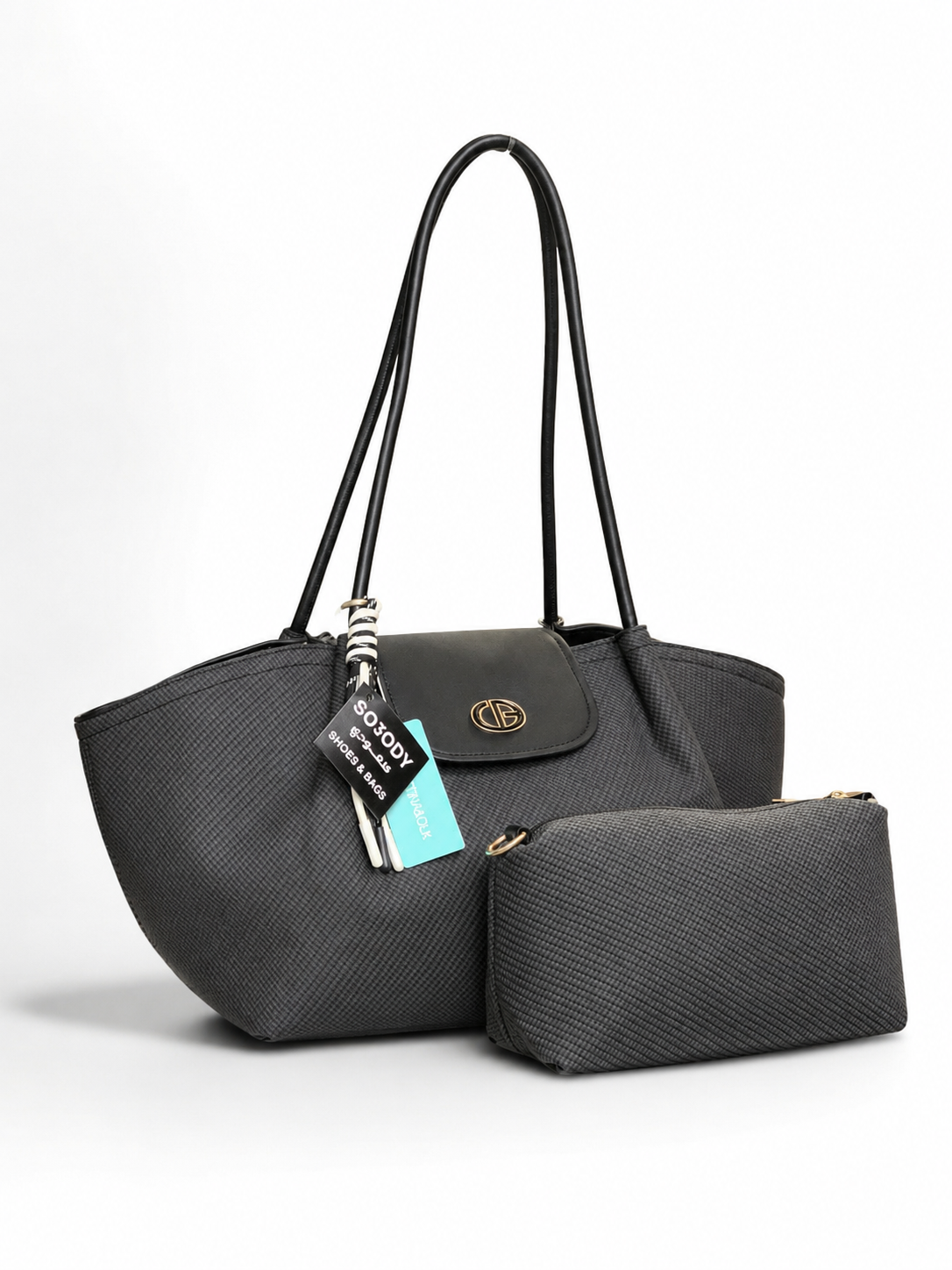CHRISTINA & OLK TOTE BAG WITH POUCH