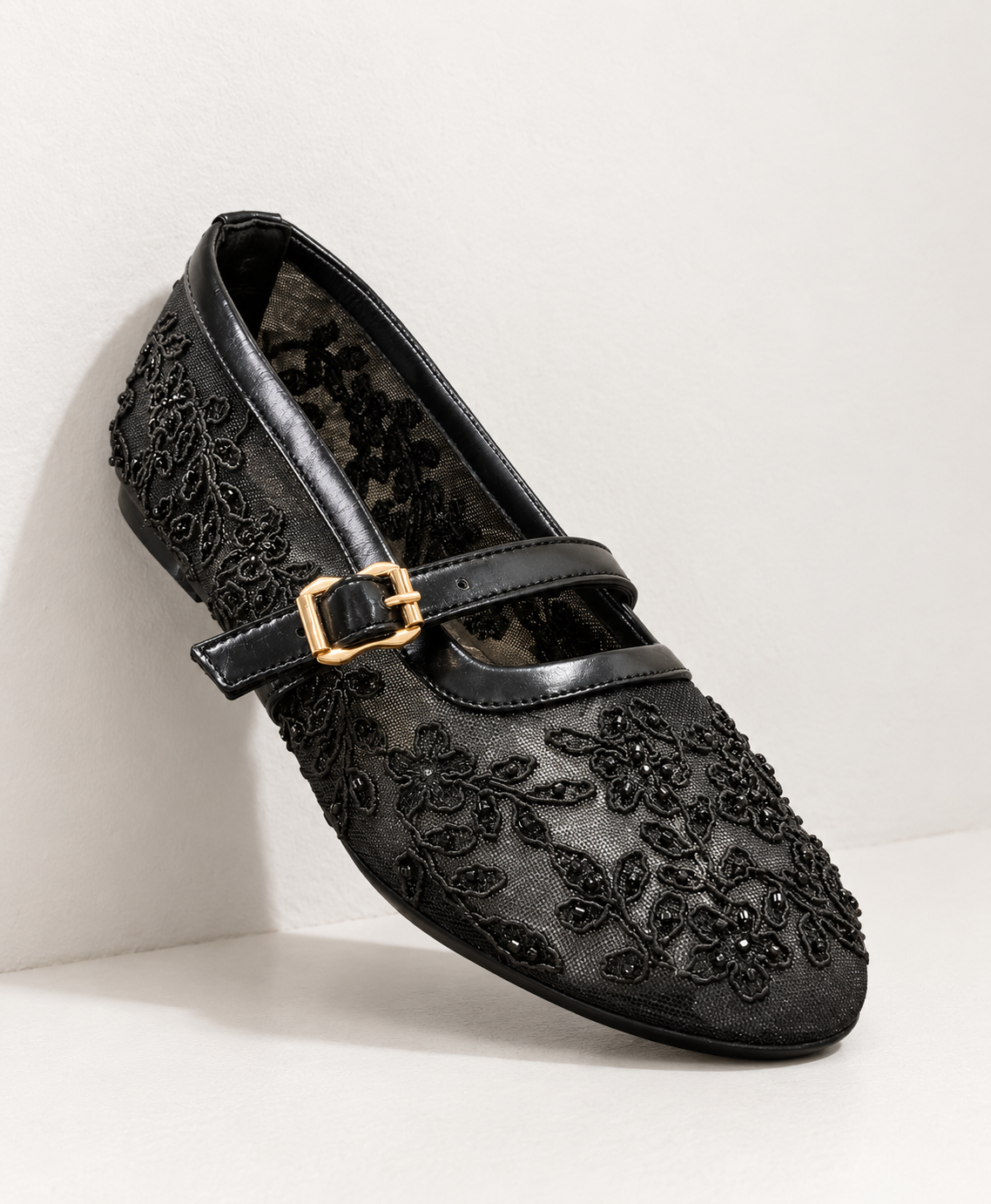 LACE MARY JANE FLAT