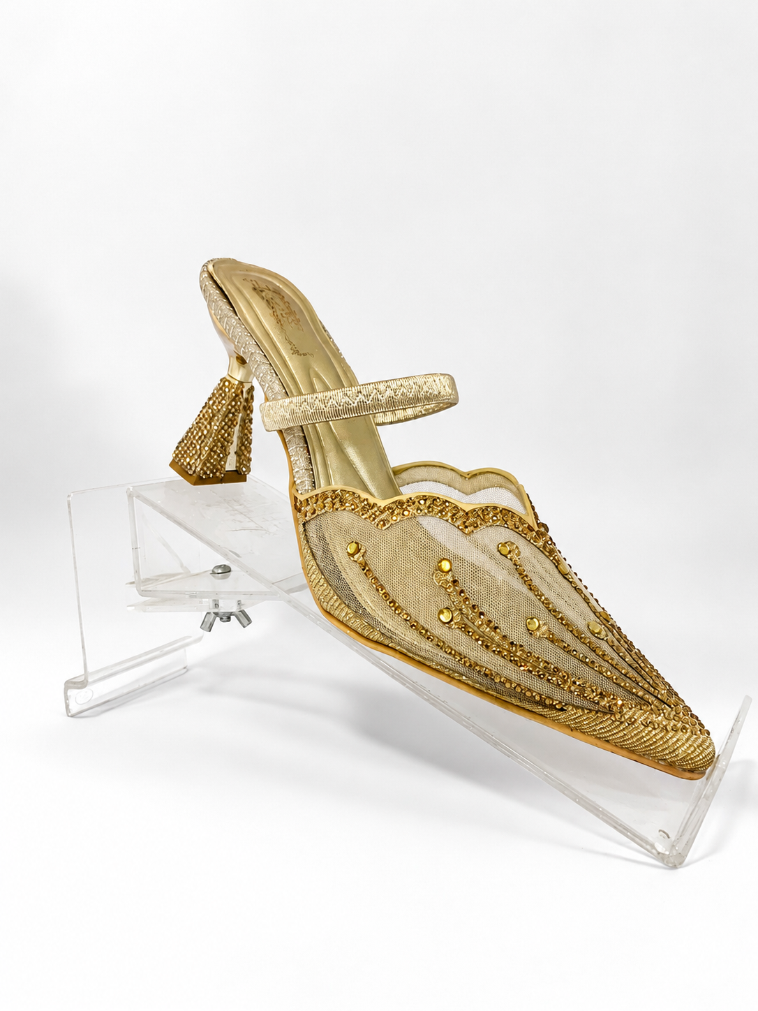 SPARKEL HEEL MULE