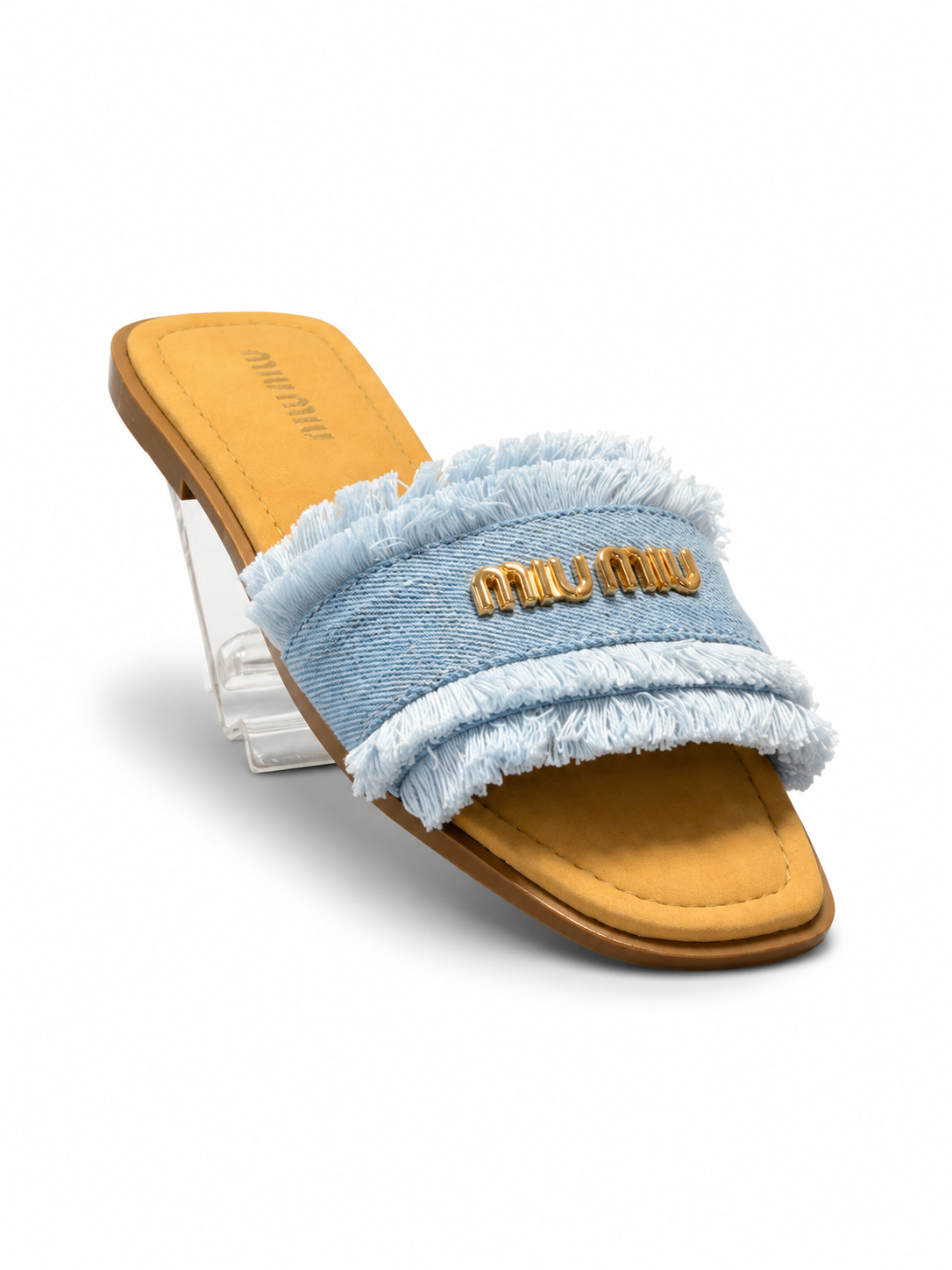 MIUMIU DENIM SLIPPER