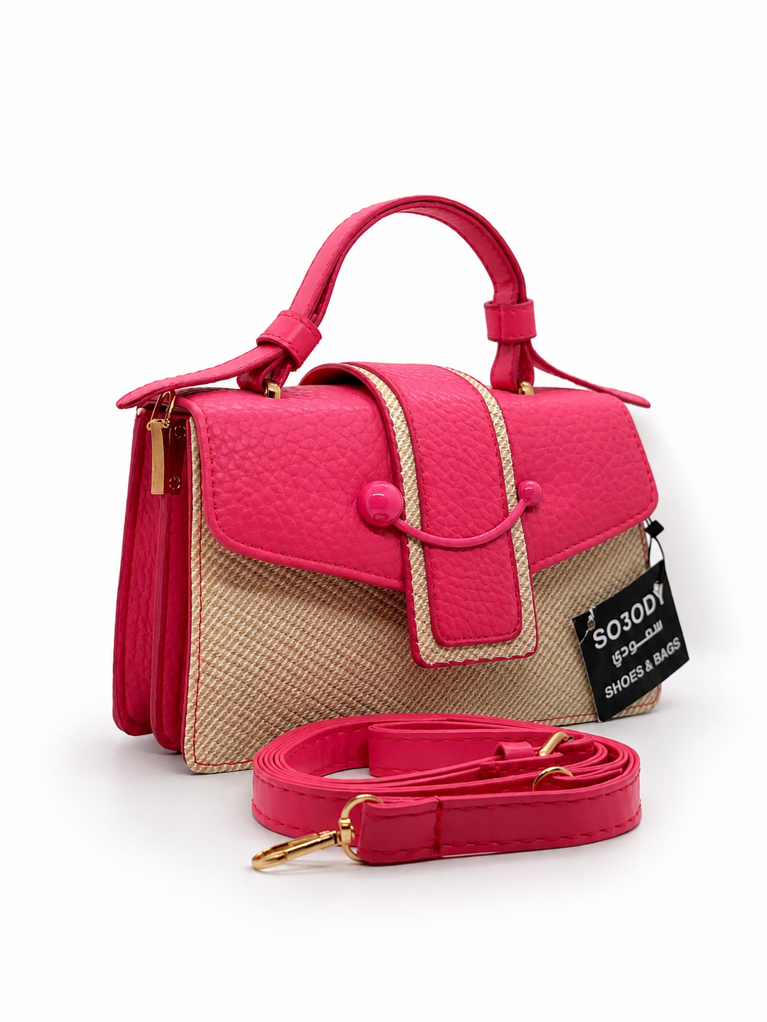 TOW-TONE SATCHEL BAG