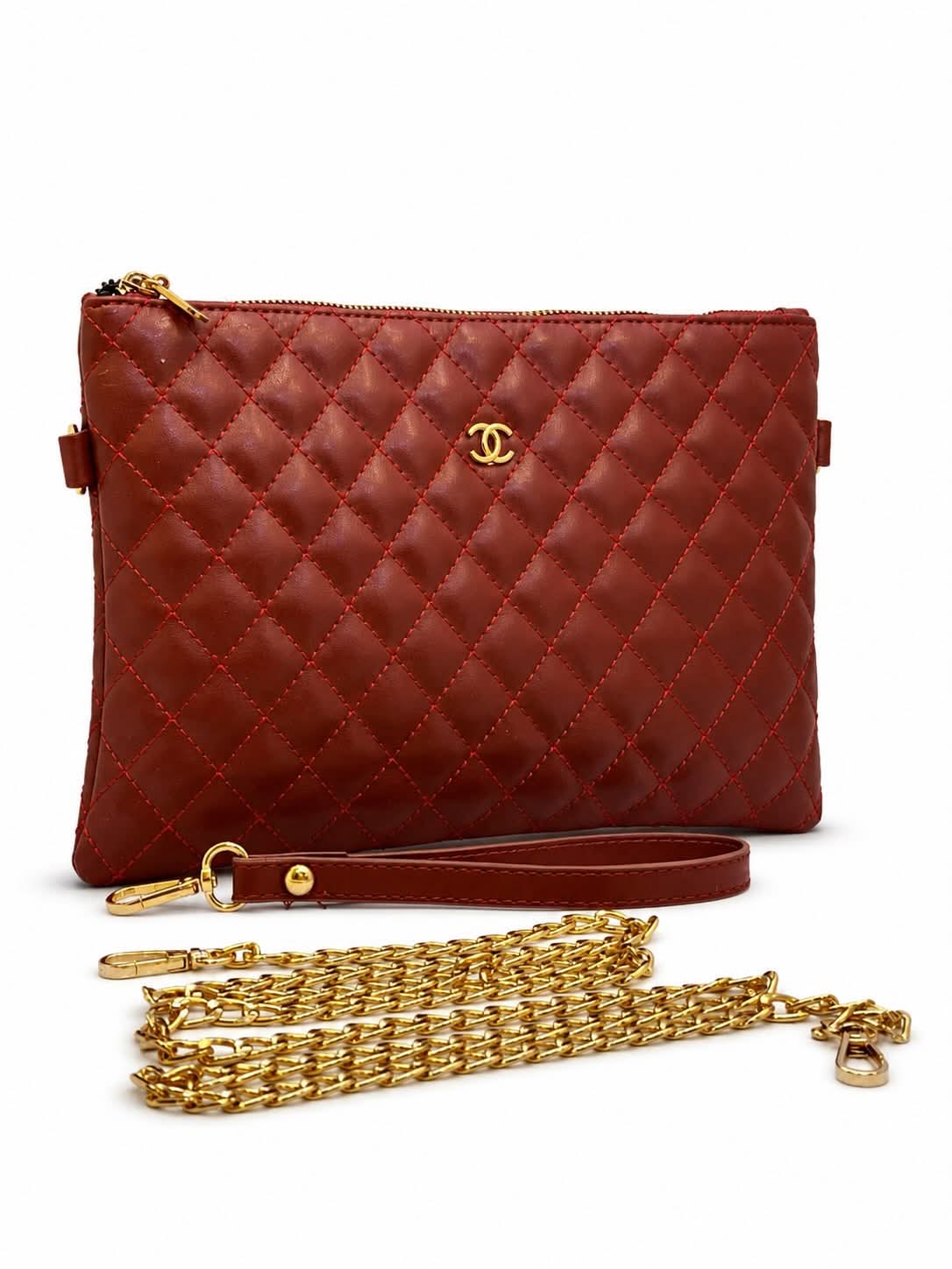 CHANNEL CLUTCH BAG