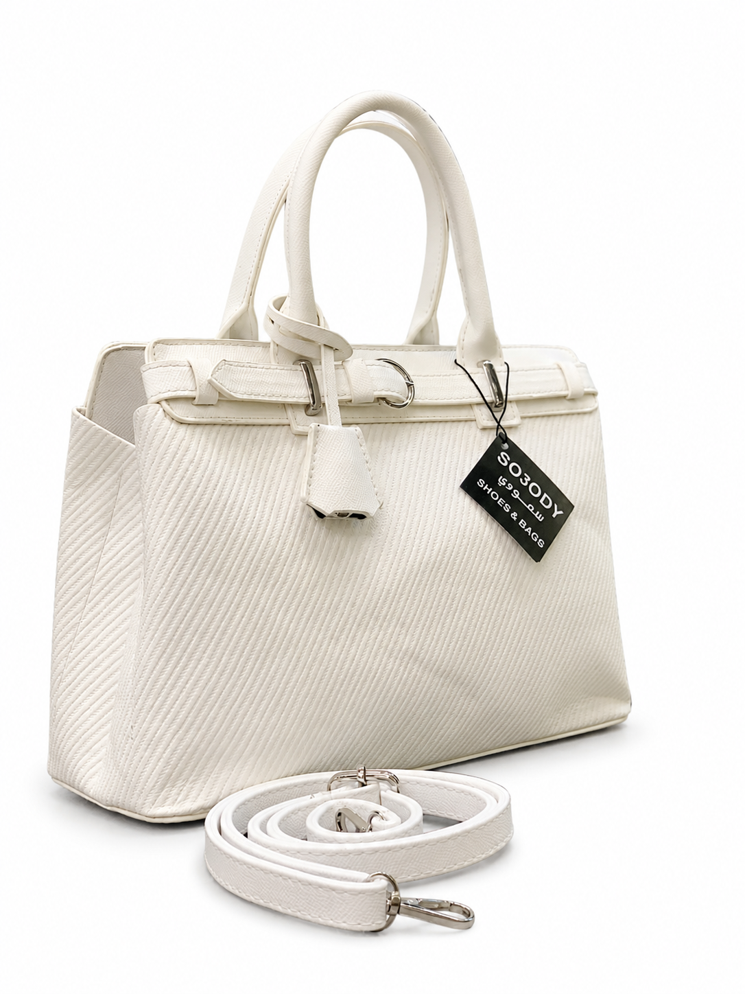 BELTED HAND BAG