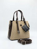 Button strap bag hand + cross